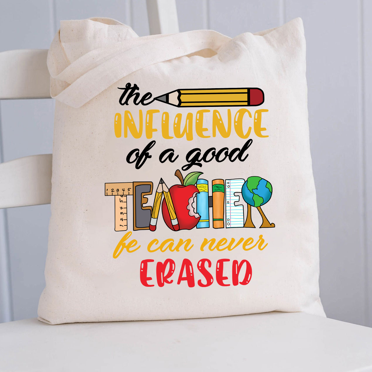 The Influence Of A Good Teacher Tote Bag