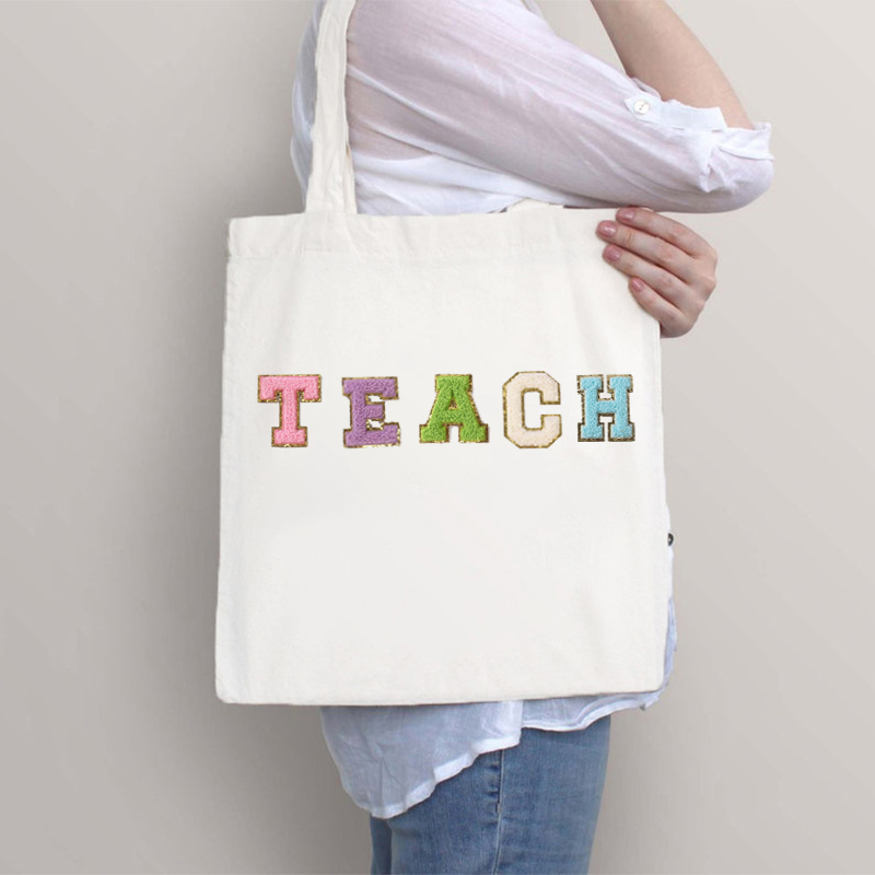 Colorful Teach Tote Bag