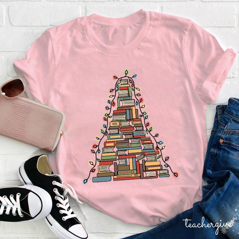What A Mountain Of Book Teacher T-Shirt