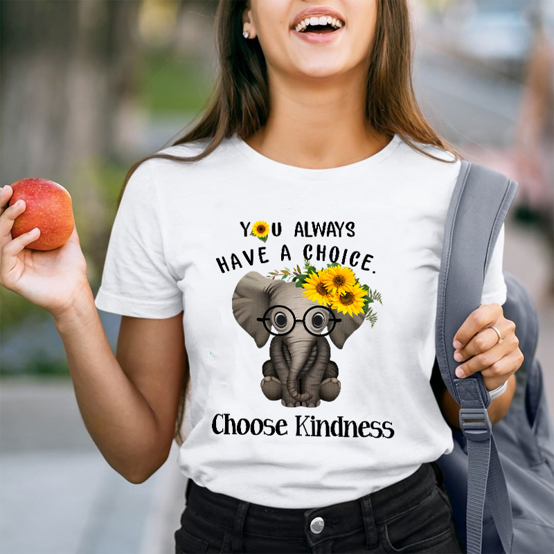 You Always Have A Choice Choose Kindness Teacher T-Shirt