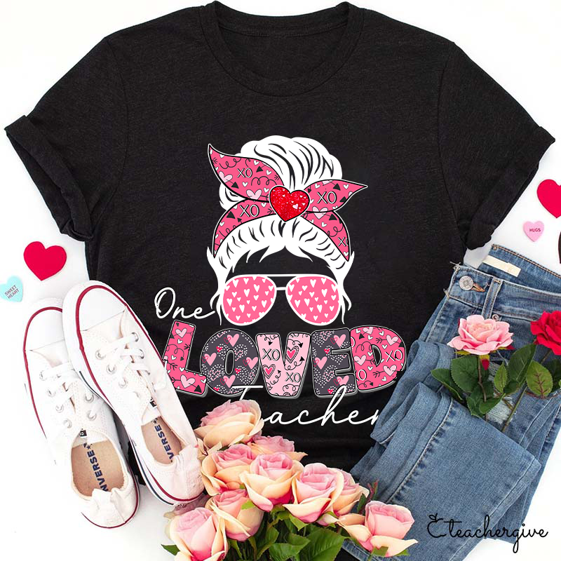 One Loved Teacher Xoxo Teacher T-Shirt