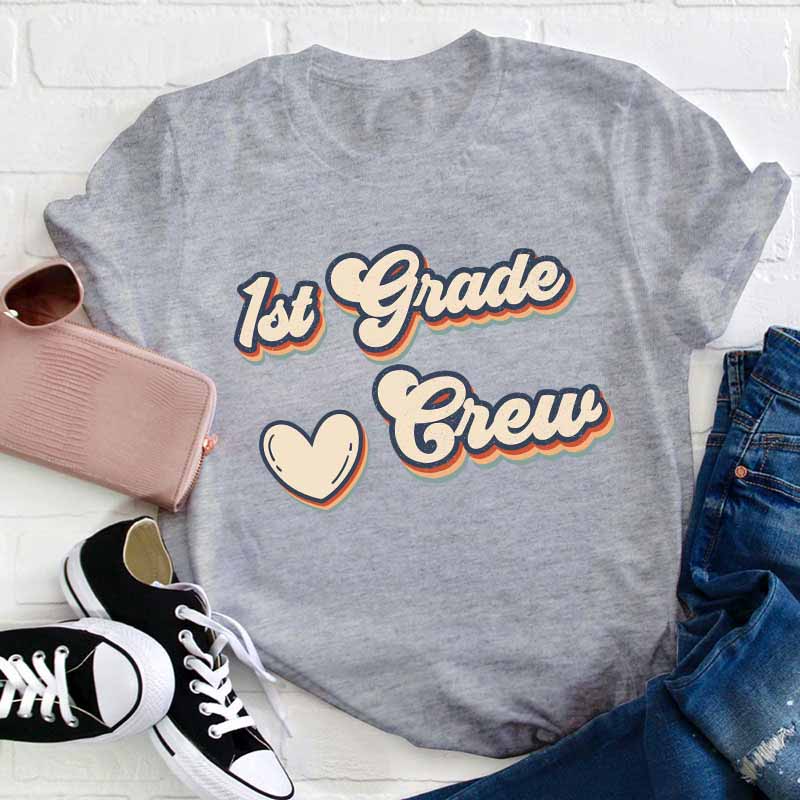 Personalized Grade Iridescent Shade Teacher T-Shirt