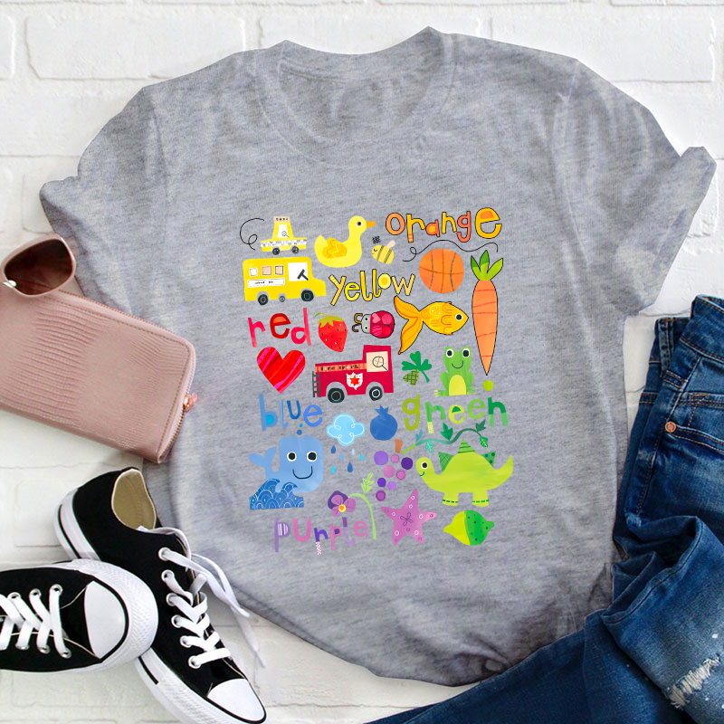 What's Your Favorite Color Teacher T-Shirt