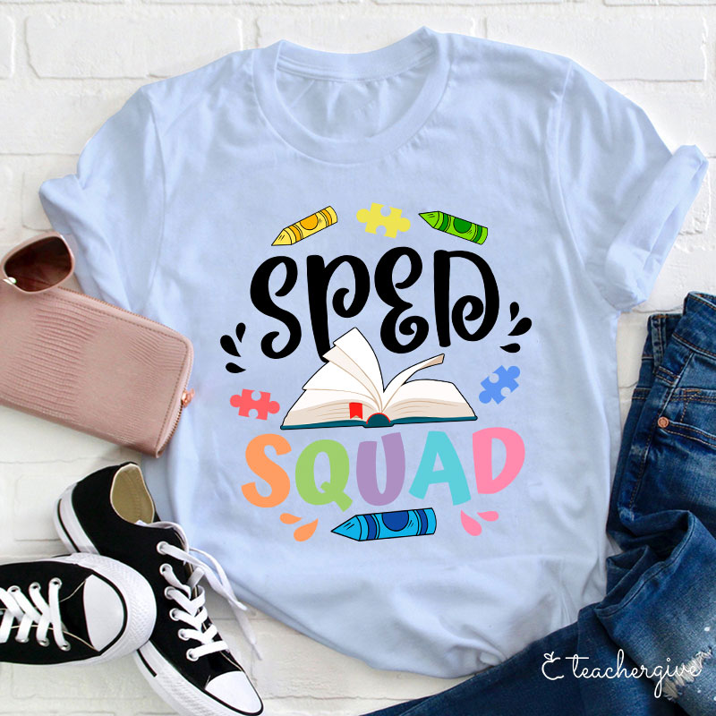 Sped Squad Book   T-Shirt