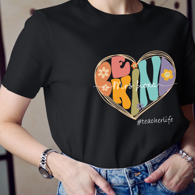 Personalized Be Kind T-Shirt