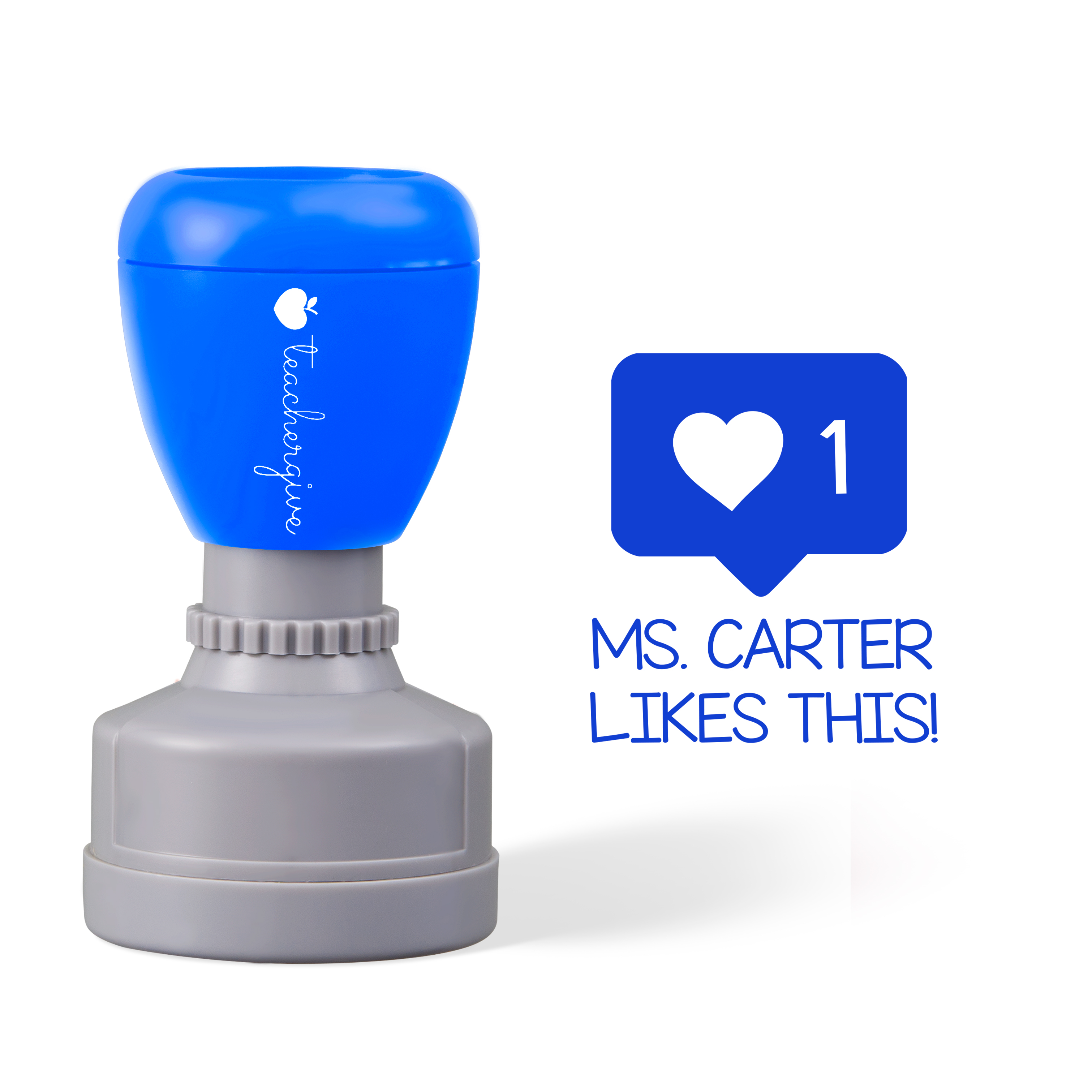 Personalized I Like It Teacher Stamp
