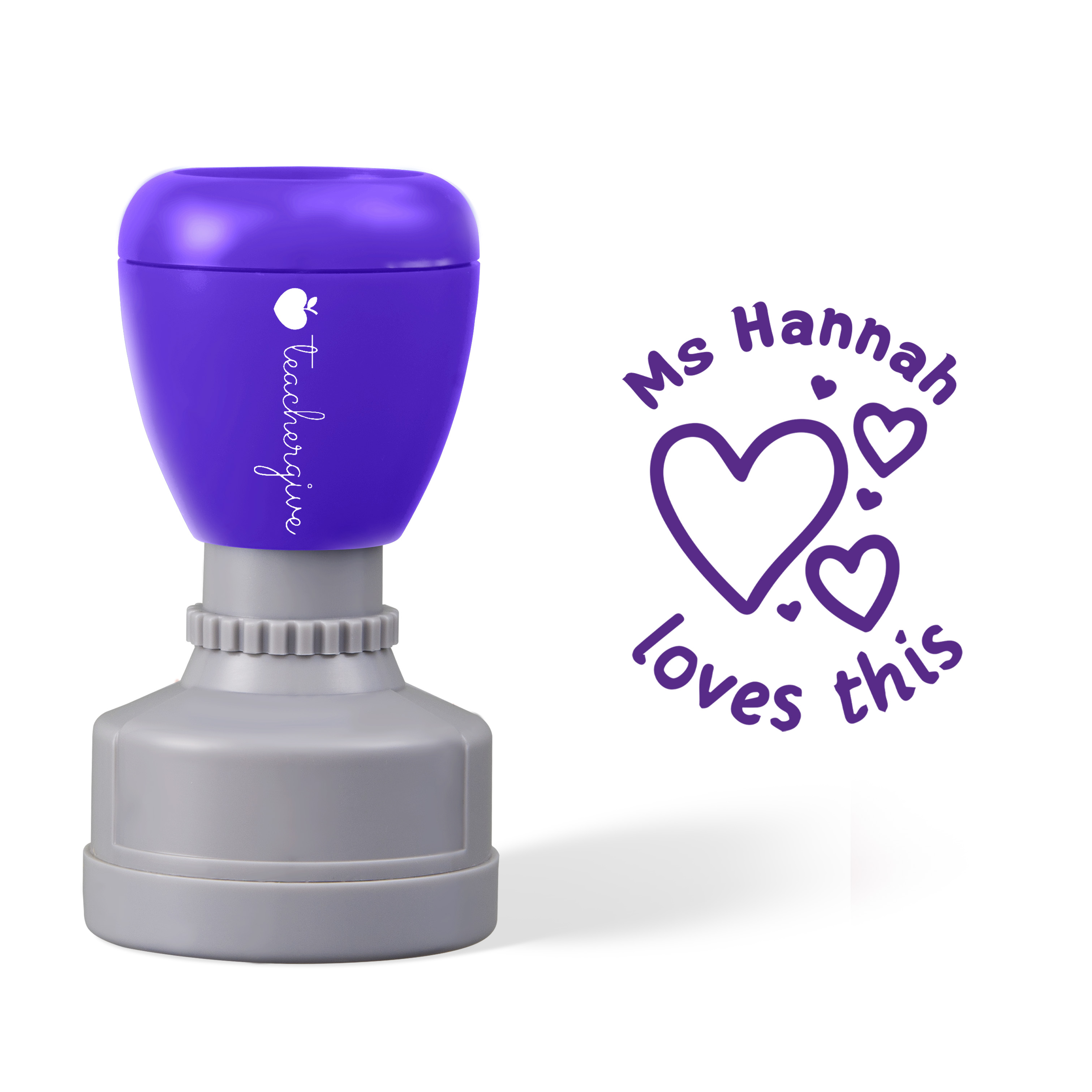 Personalized Heart Stamp Sale-Teachersgram