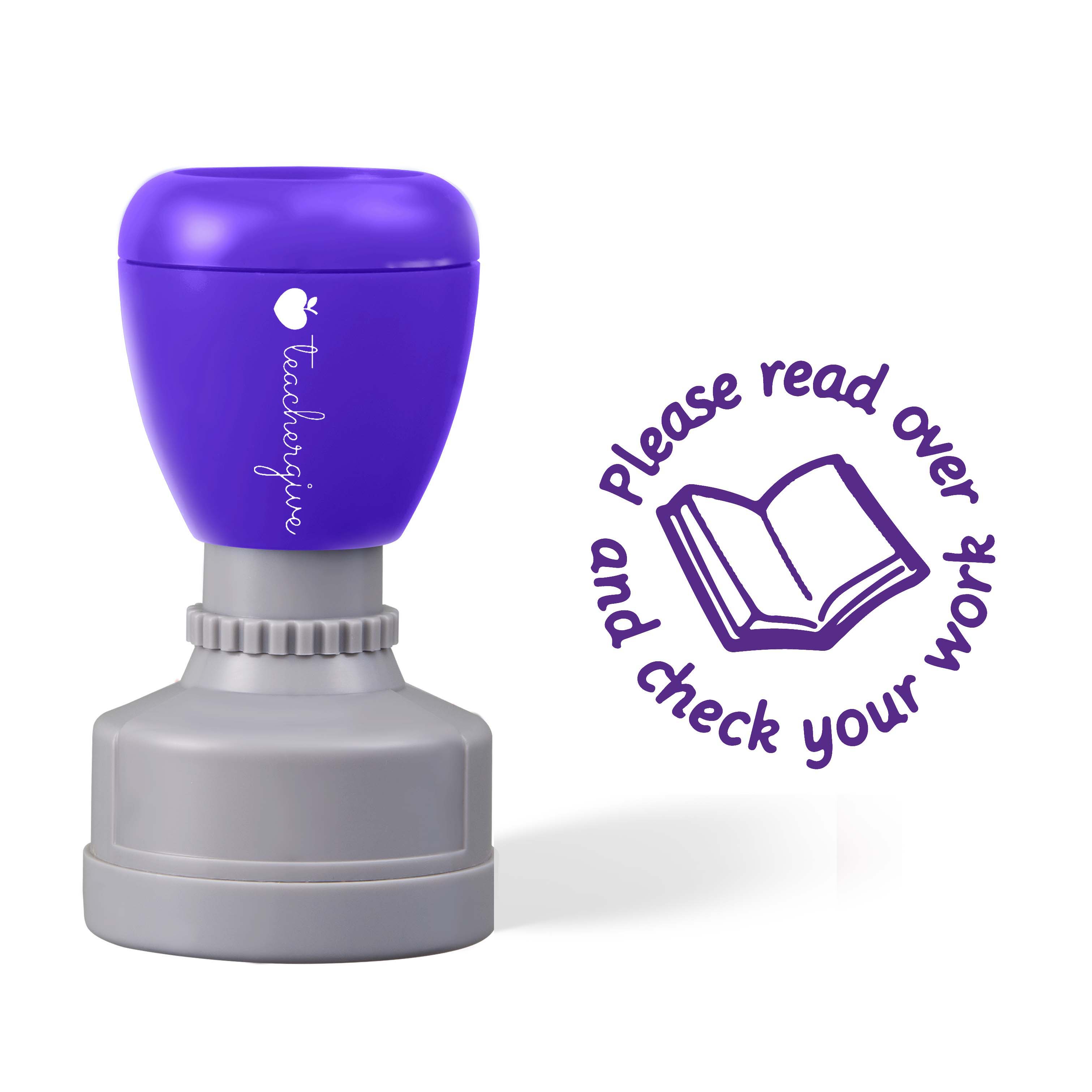 Please Read Over Stamp