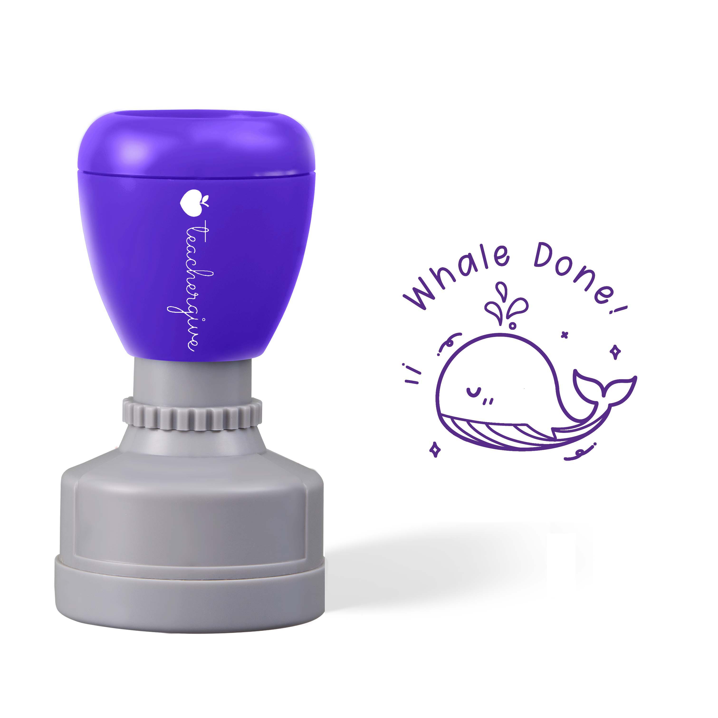 Whale Done Teacher Stamp
