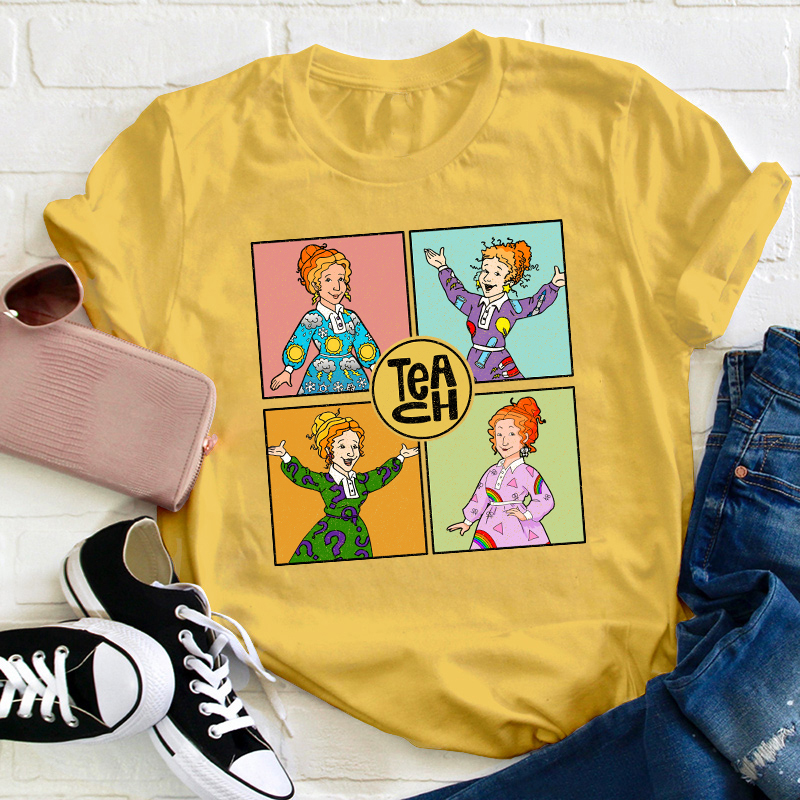 Teach Magic School Bus Teacher T-Shirt