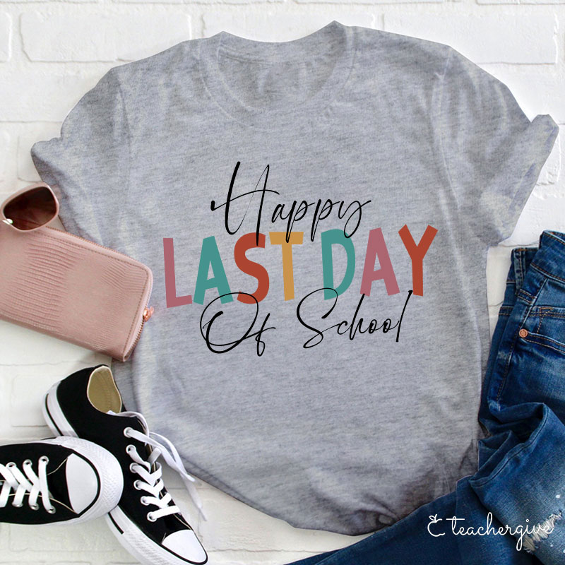 Vintage Happy Last Day of School T-Shirt