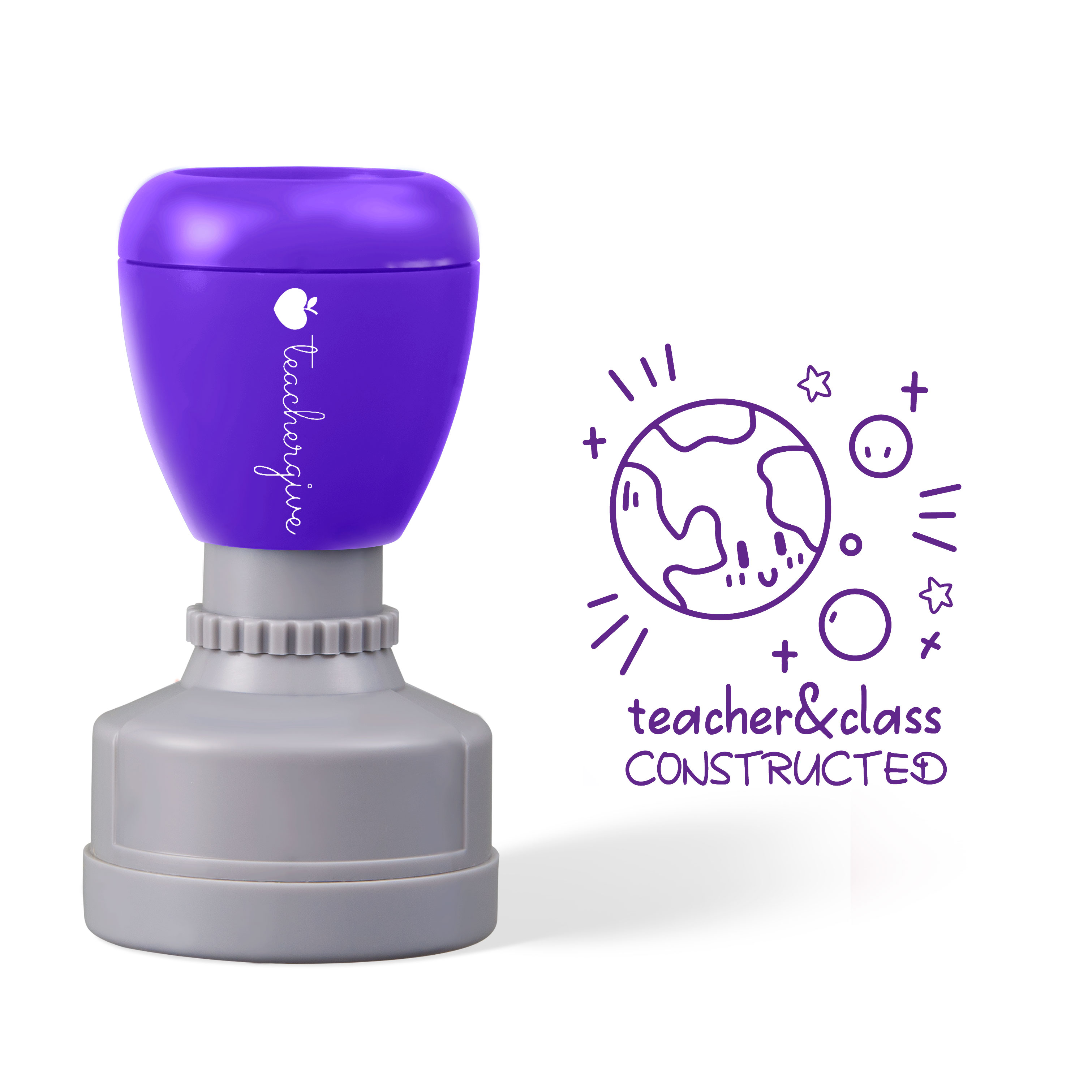 Teacher and Class Constructed Stamp