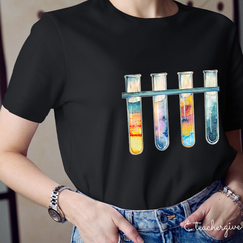 Colorful Test Tubes T-Shirt