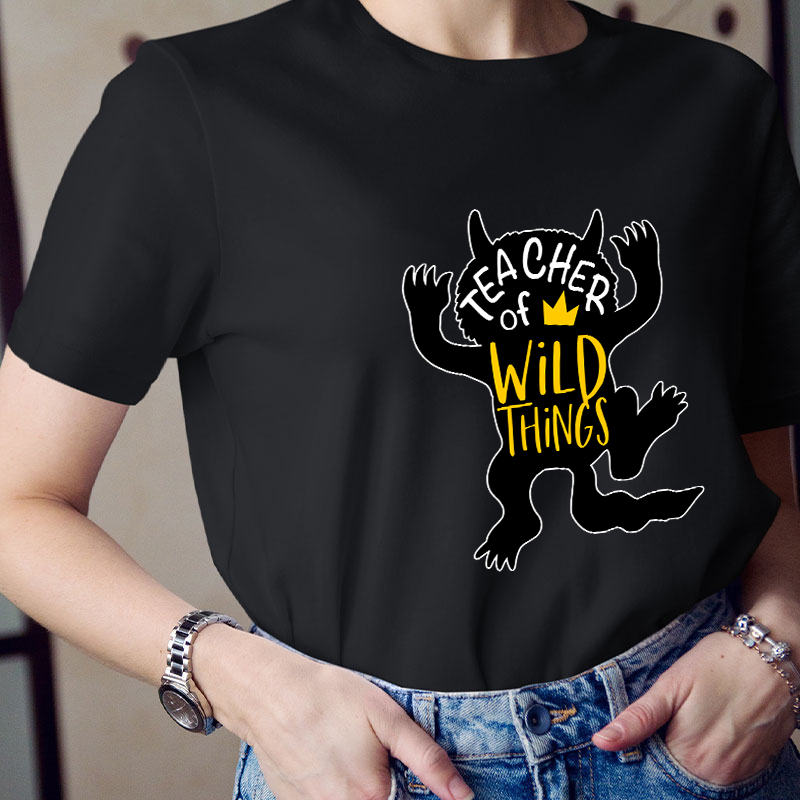 Teacher of Wild Things Teacher T-Shirt