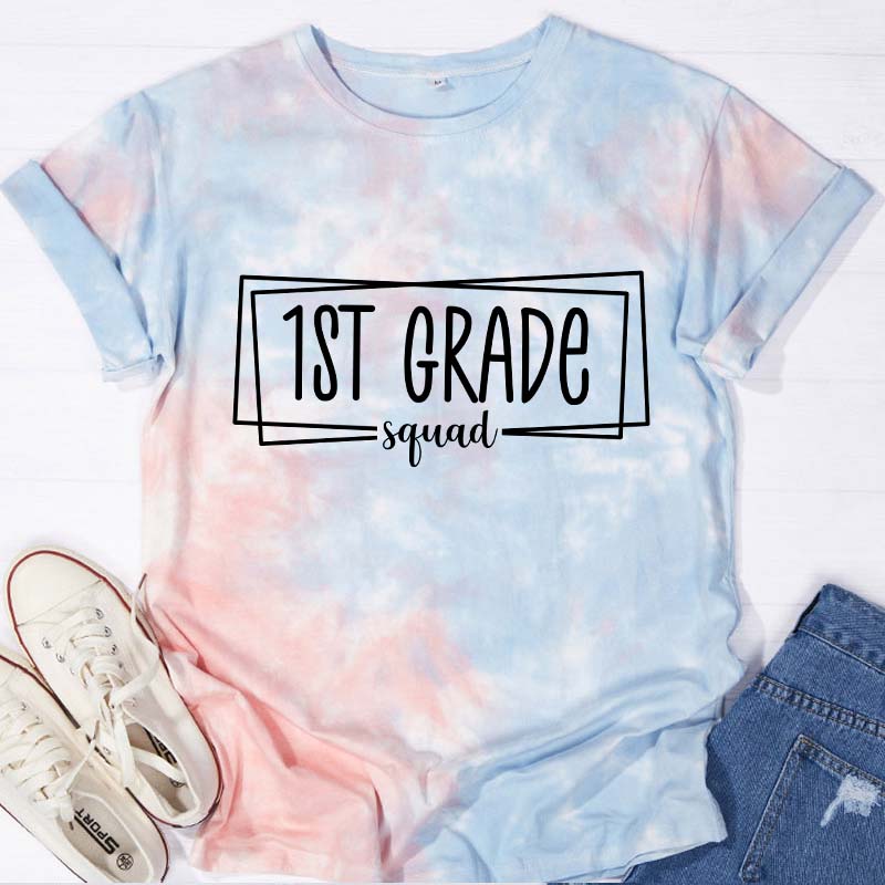 Personalized Grade Squad Tie-dye T-Shirt