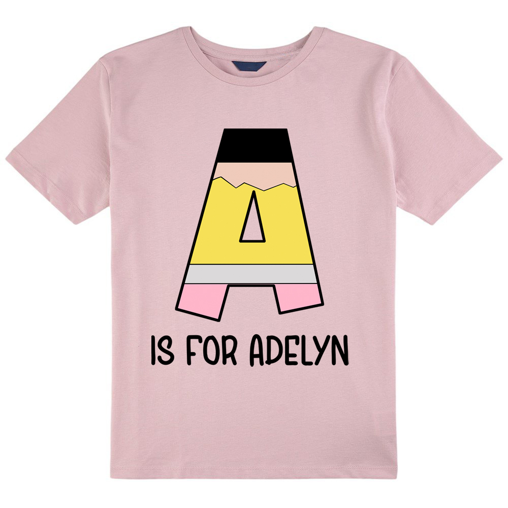 Personalized Name Happy First Day Of School Kids T-Shirt