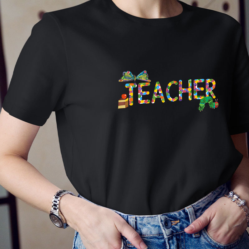 Teacher Butterflies T-Shirt