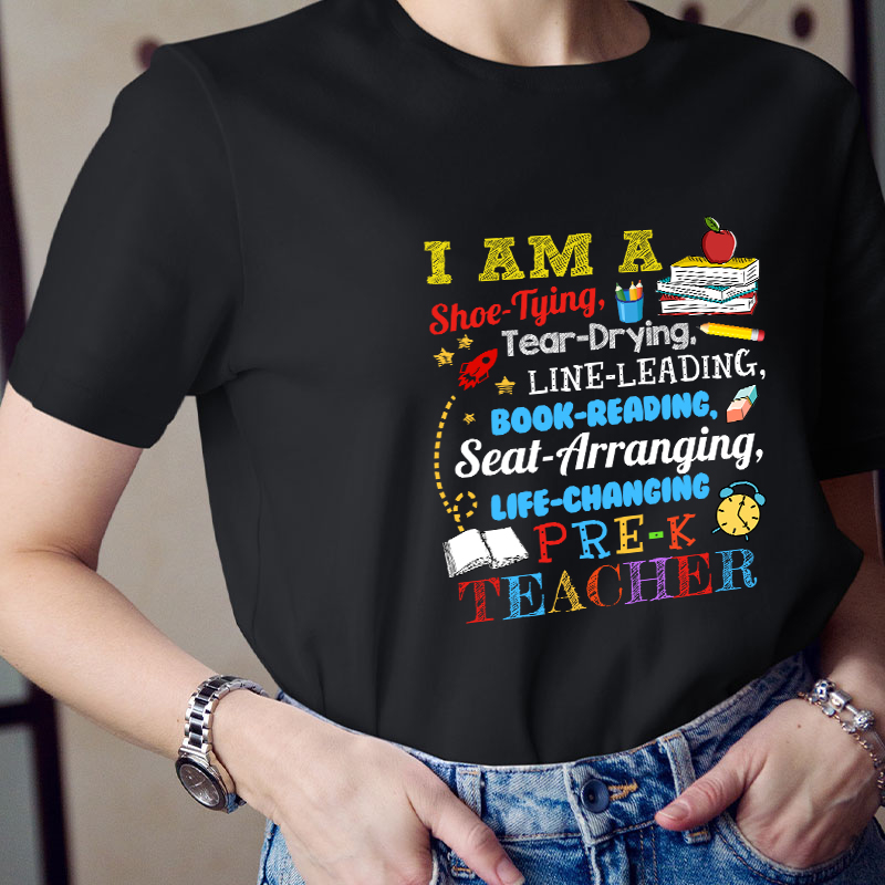 Personalized I Am A Teacher T-Shirt
