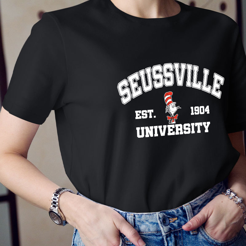 Seussville University Teacher T-Shirt