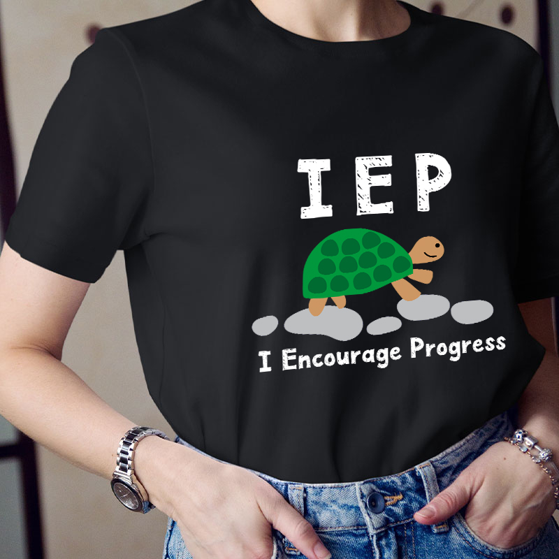 I Encourage Progress Teacher T-Shirt