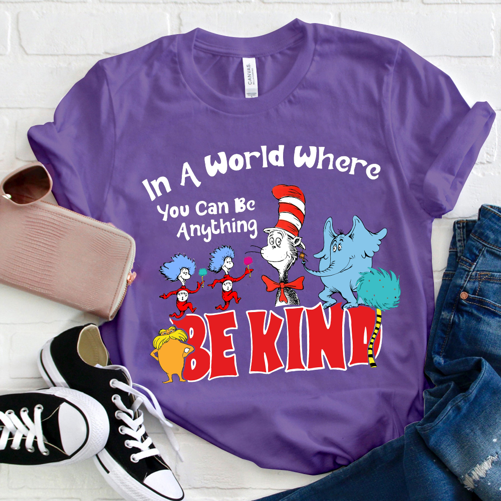 In A World Where You Can Be Anything Circus Figures T-Shirt
