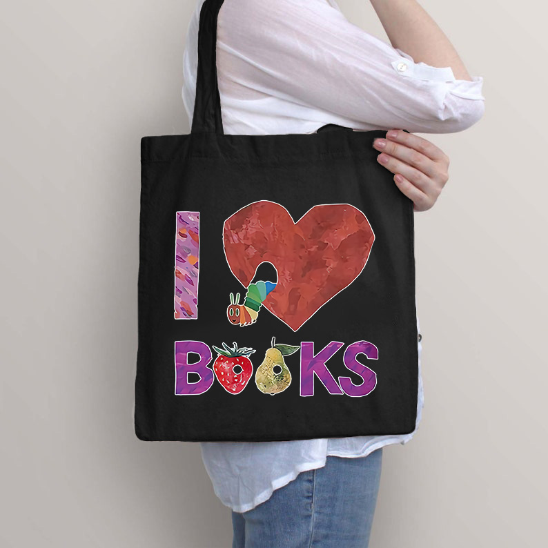 I Love Books Tote Bag