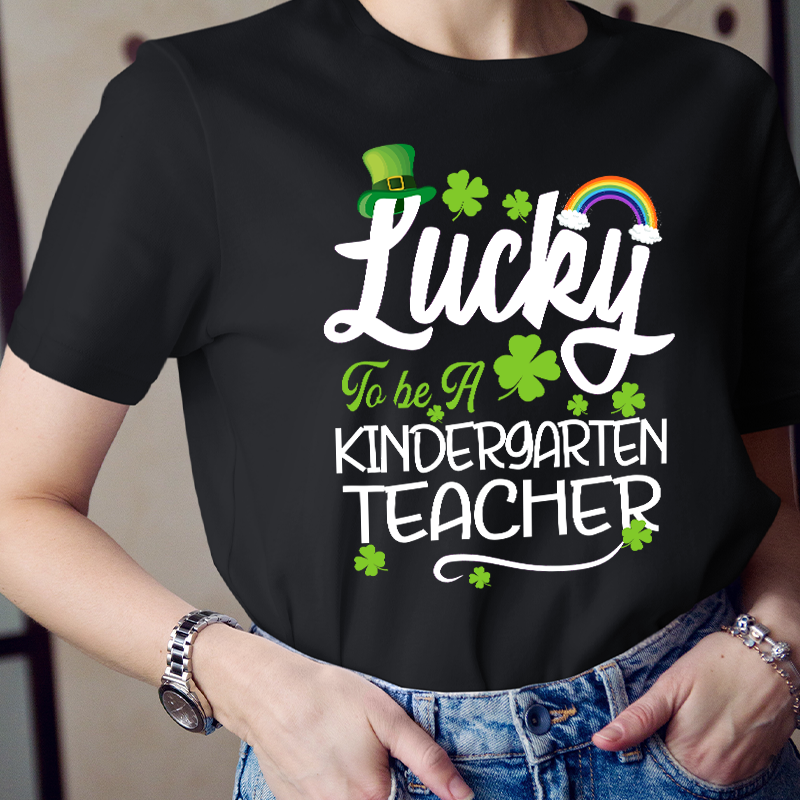 Personalized Lucky To Be A Teacher T-Shirt