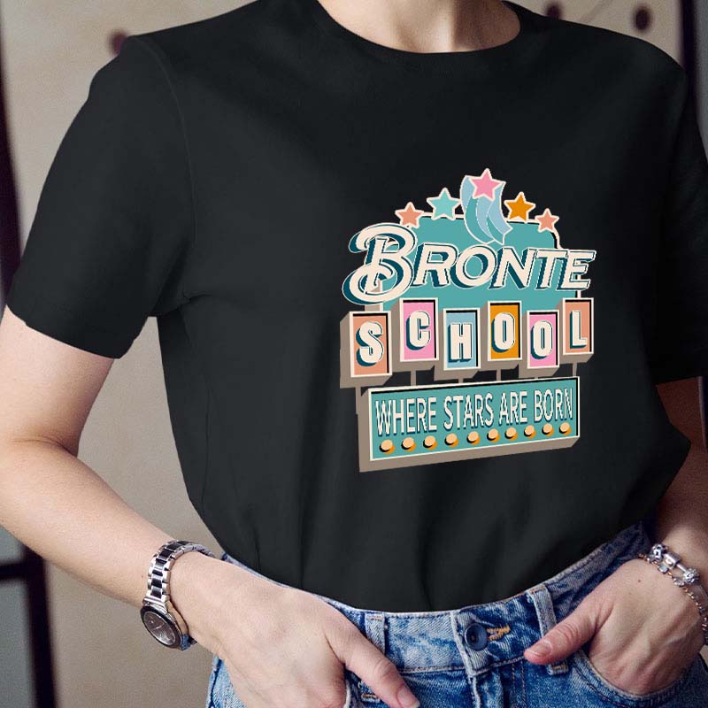 Personalized School Name Where Stars Are Born Teacher T-Shirt