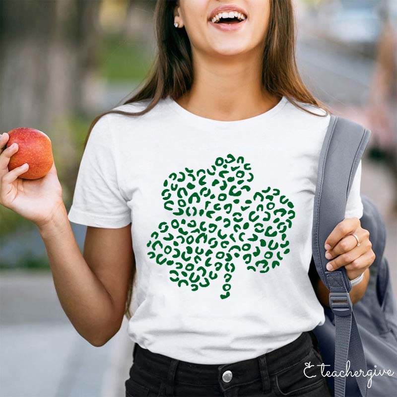 Clover St. Patrick's Day Teacher T-Shirt