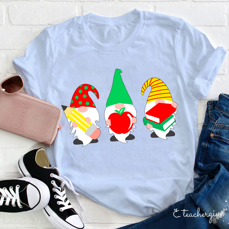 Gnomes Give You Your Equipments Teacher T-Shirt