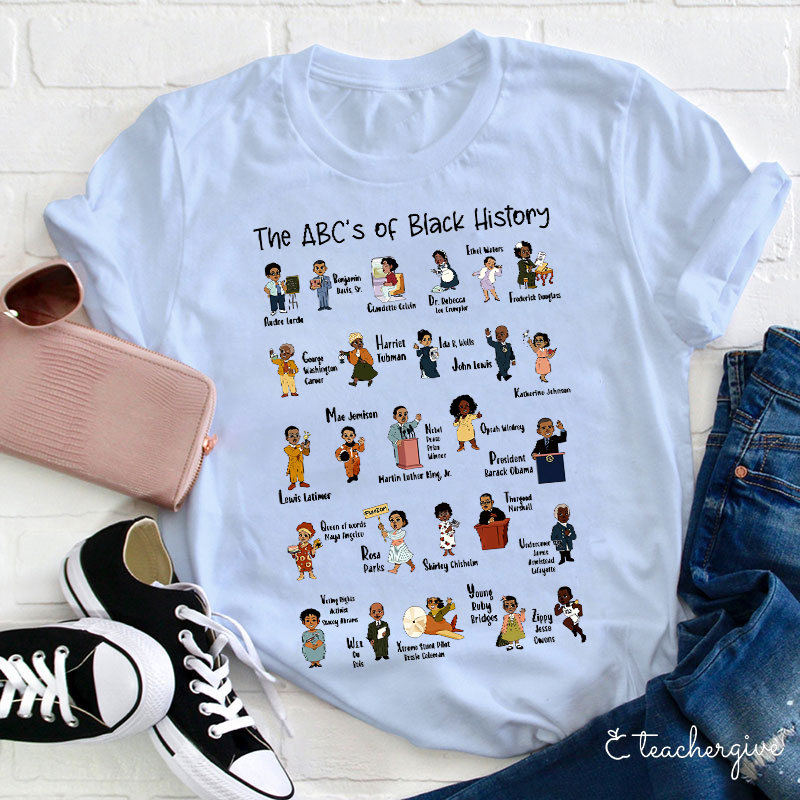 The ABC's Of Black History Teacher T-Shirt