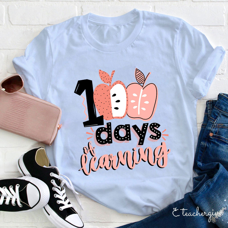 100 Days Of Learning Teacher T-Shirt