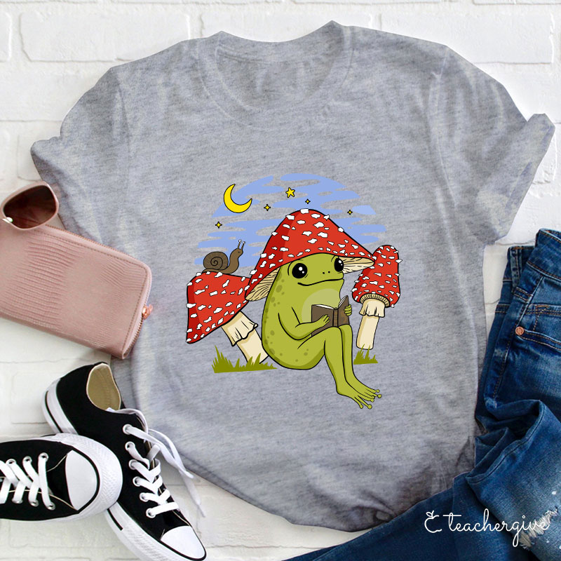 Reading Frog Teacher T-Shirt