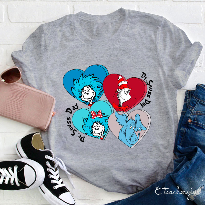 Helllo Dr. Seuss Day Teacher T-Shirt