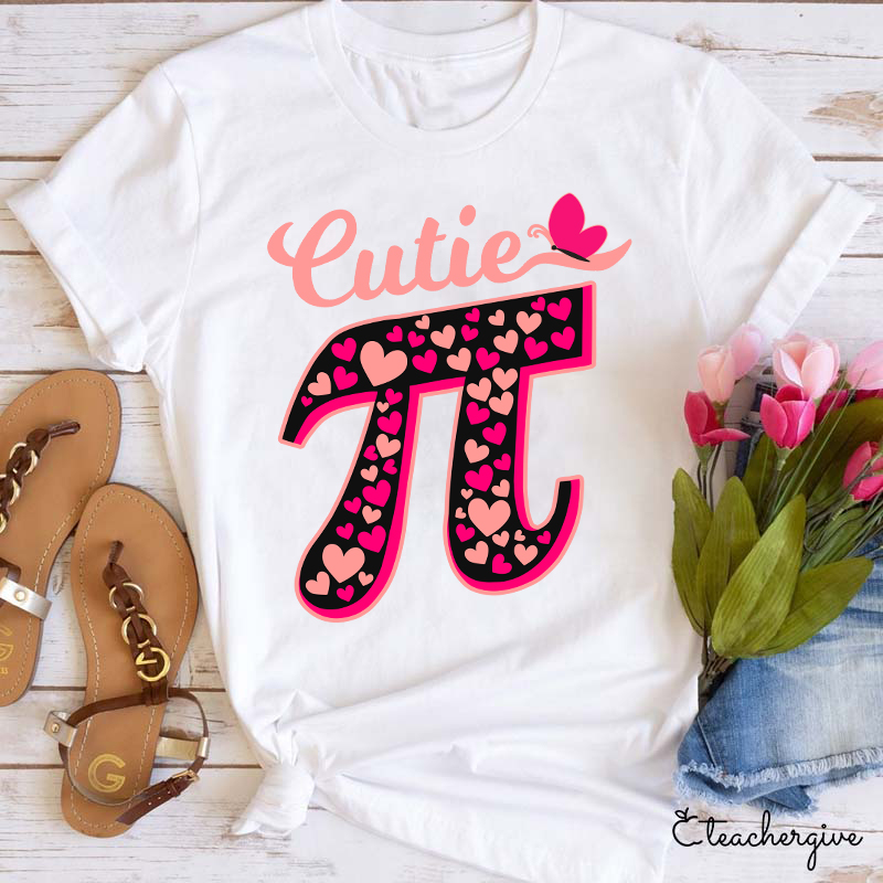 Cutie Pi The Number Math Teacher T-Shirt