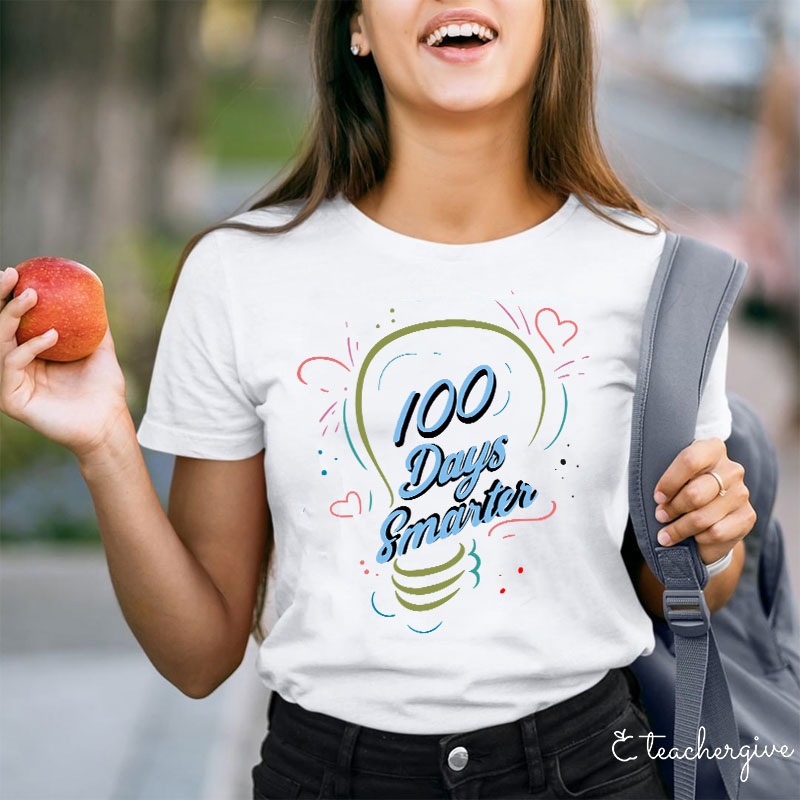 100 Days Smarter Teacher T-Shirt