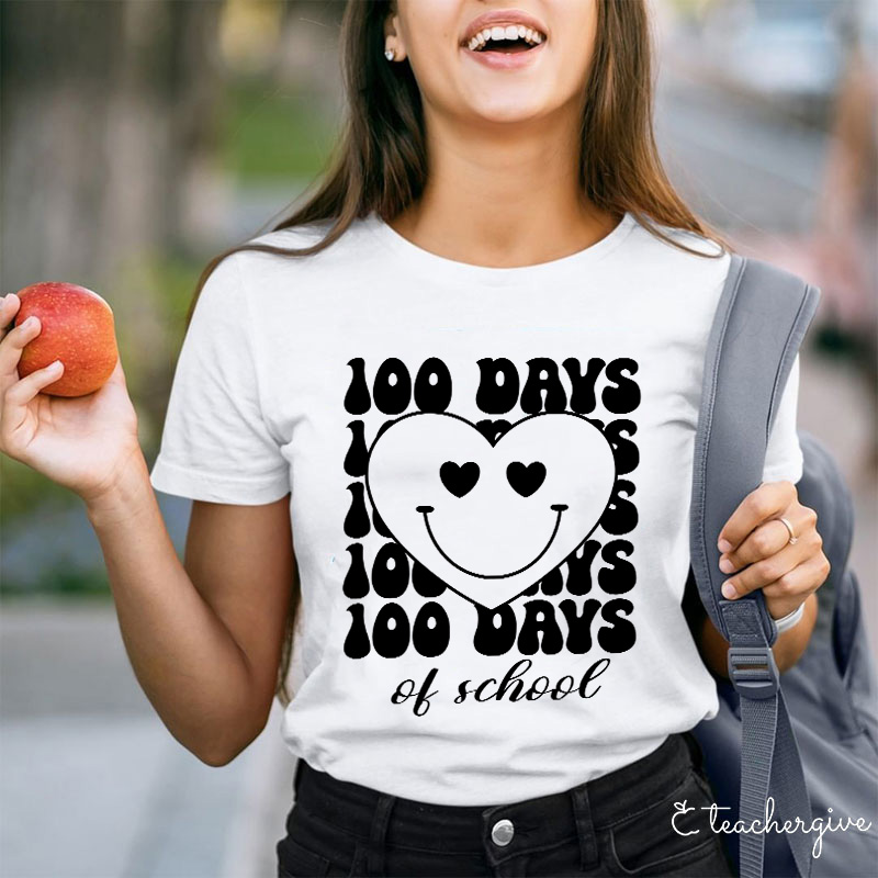 100 Days Of School Teacher T-Shirt