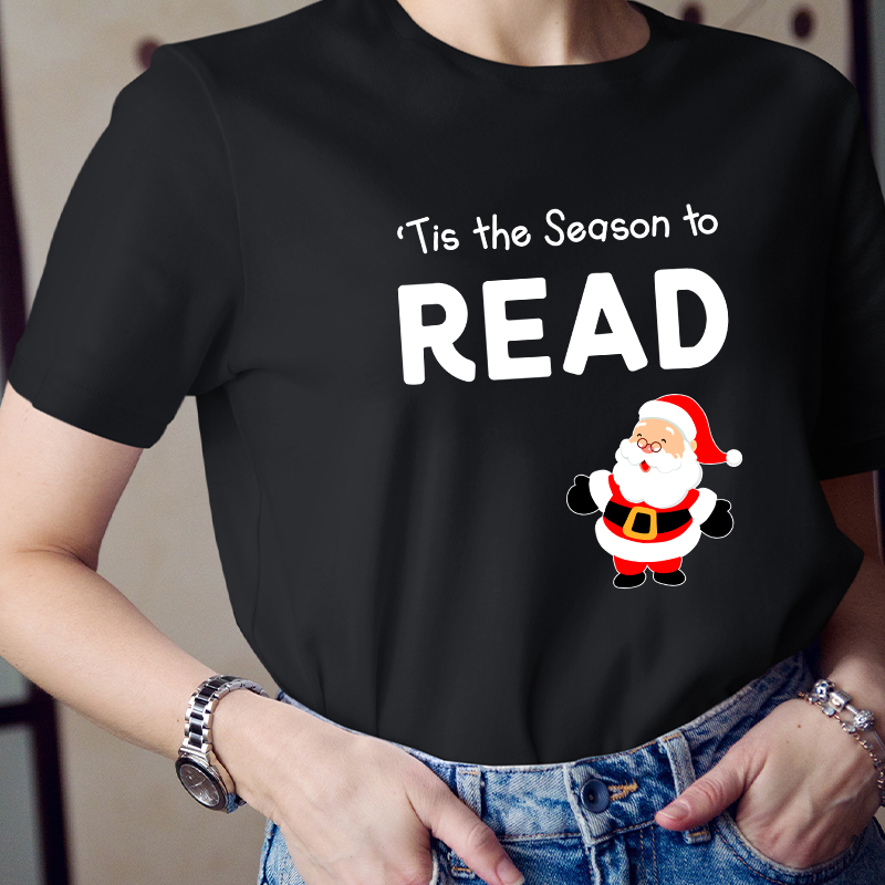 Tis The Season To Read Teacher T-Shirt