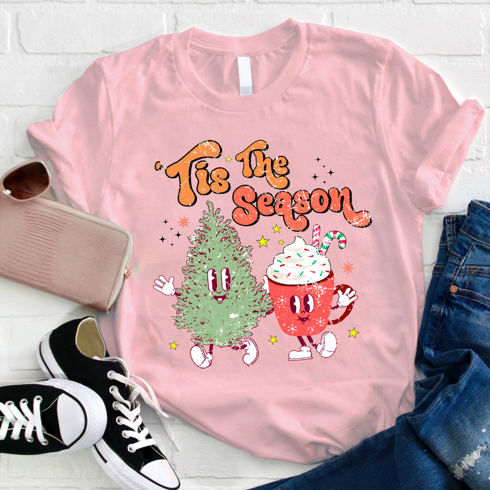 Tis The Season Merry Christmas Teacher T-Shirt