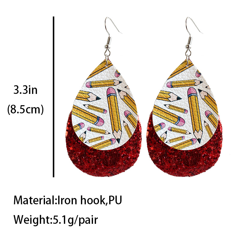 Cartoon Raindrop Earrings