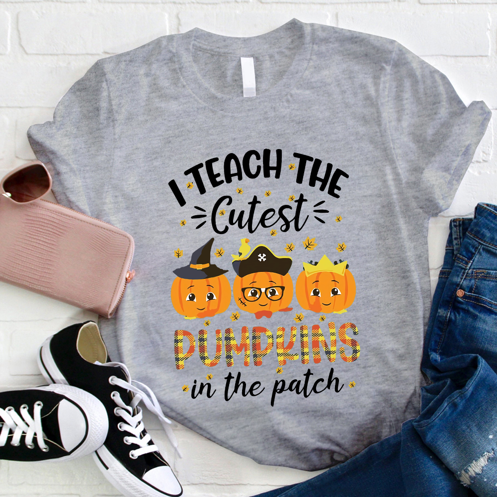 I Teach The Cutest Pumpkins In The Patch  Pirate Pumpkins T-Shirt