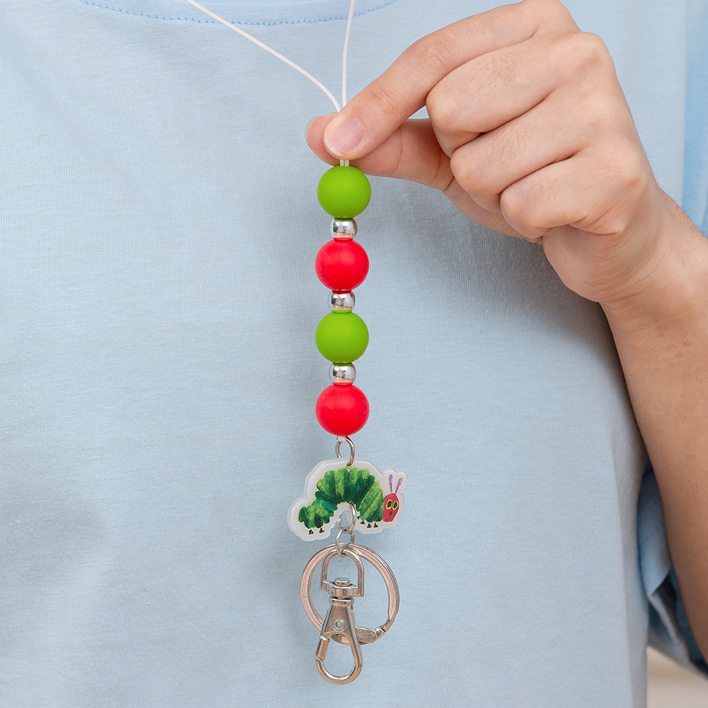Cute Caterpillar Bead Lanyard