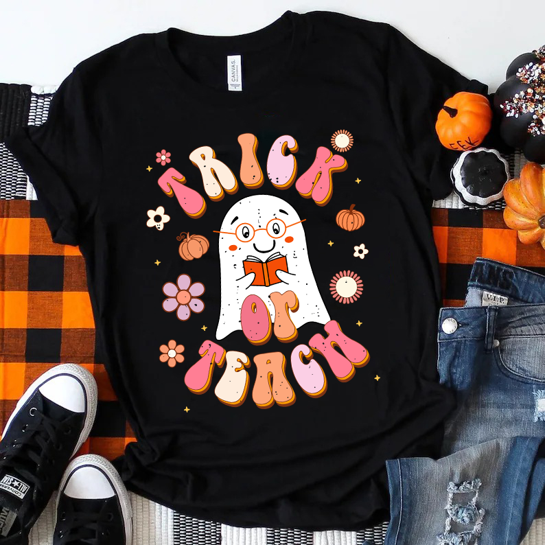 Trick Or Teach Carpet Of Flowers T-Shirt