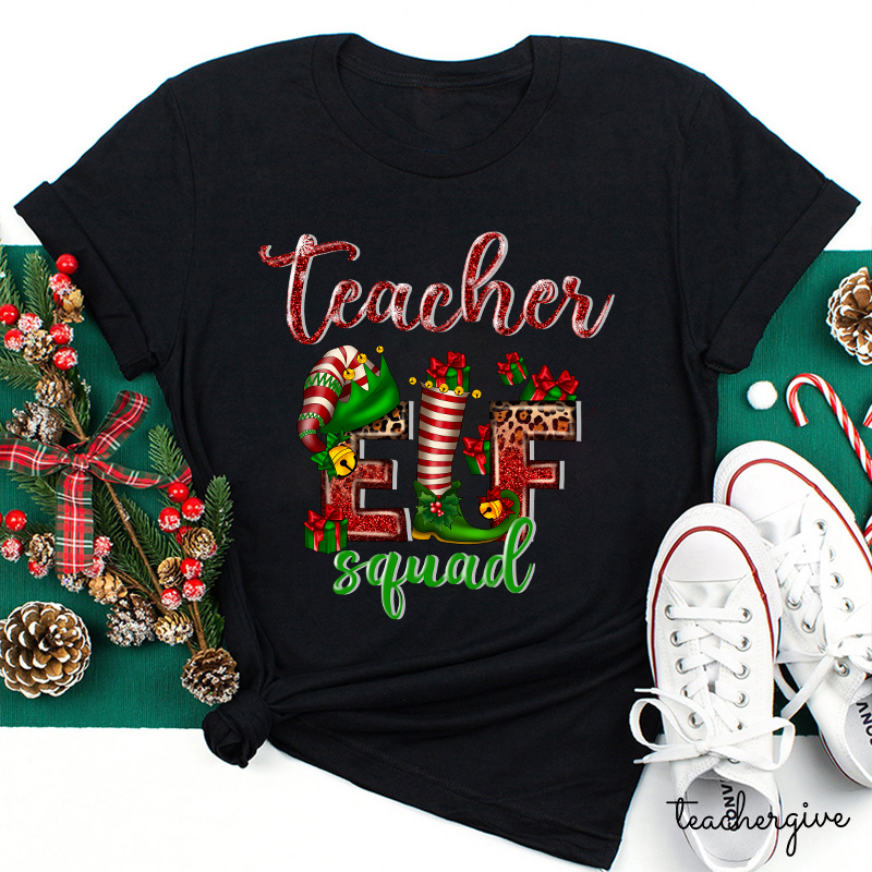 Teacher Elf Squad Teacher T-Shirt