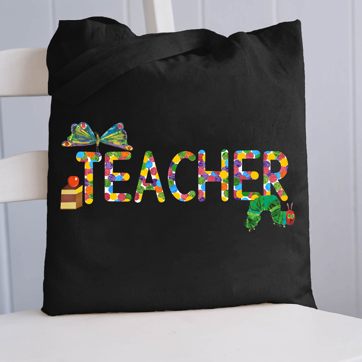 Teacher Butteflies Tote Bag