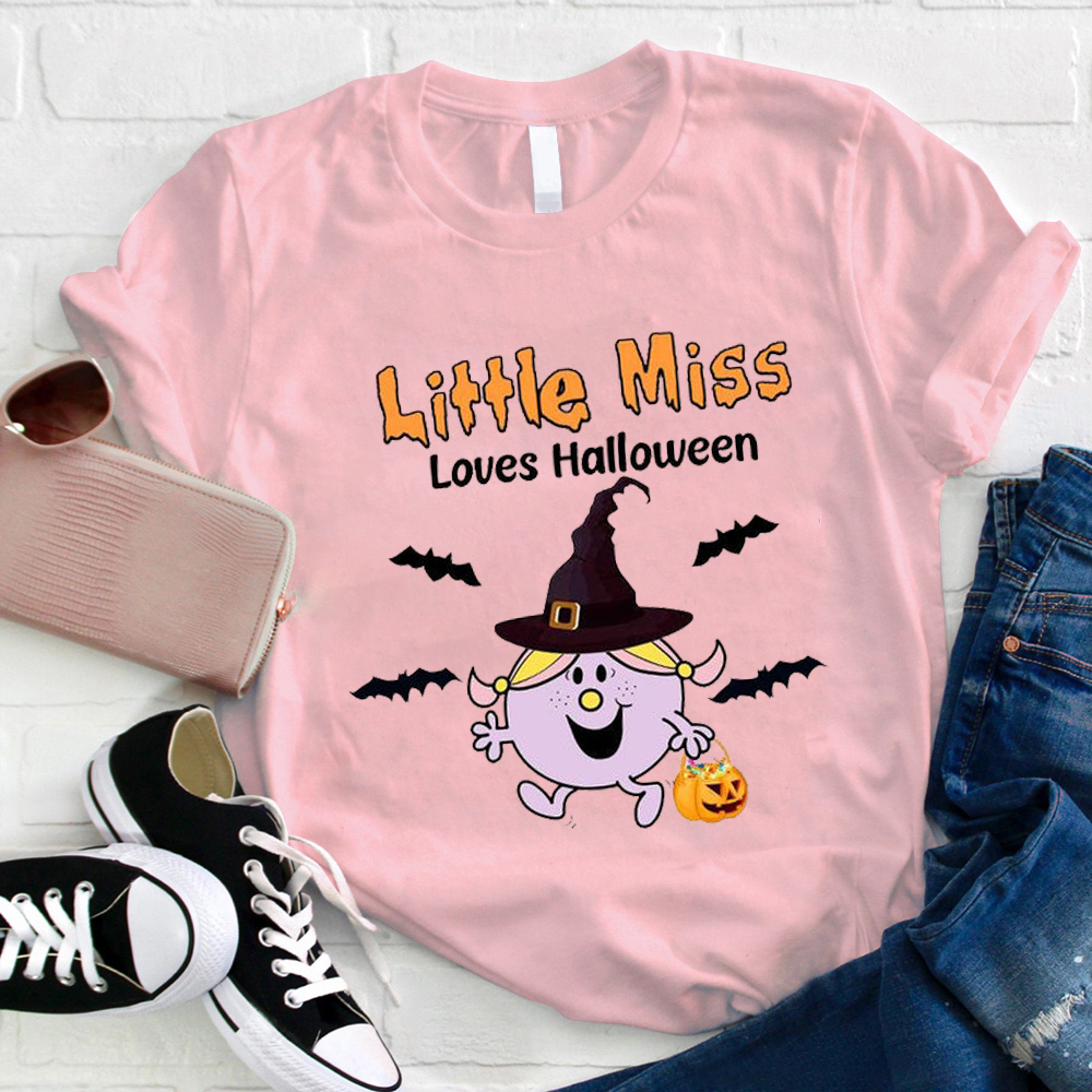 Little Miss And Her Favorite Halloween T-Shirt