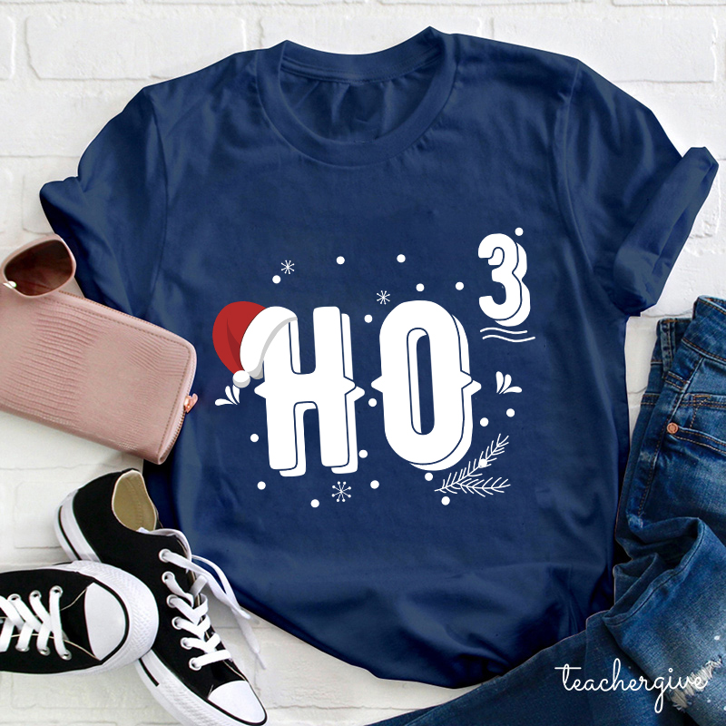 HO HO HO Merry Christmas Teacher T-Shirt