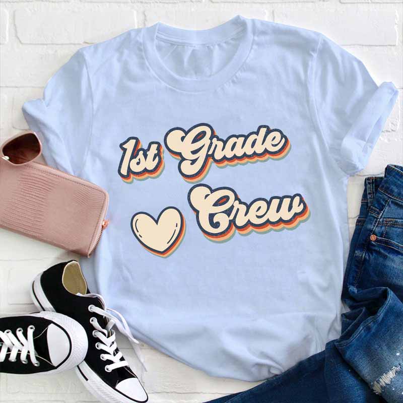 Personalized Grade Iridescent Shade Teacher T-Shirt