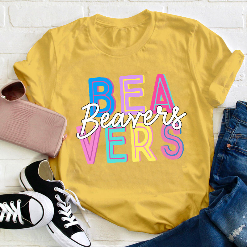 Personalized School Mascot Teacher T-Shirt