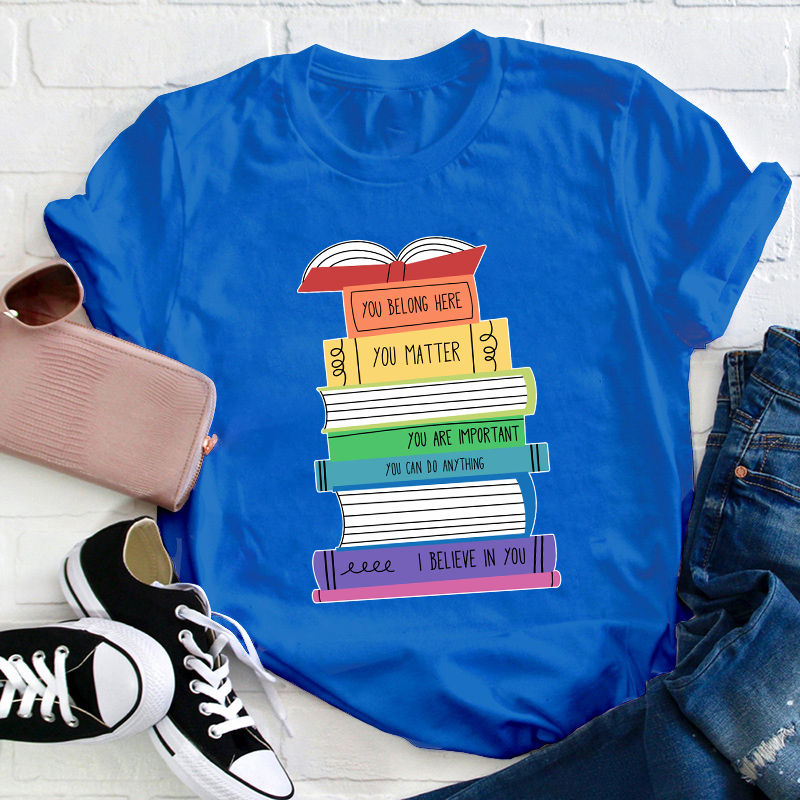 Positive Books Teacher T-Shirt